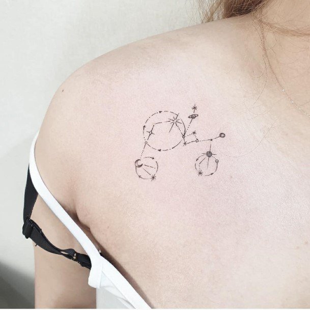 Sagittarius Womens Tattoo Designs