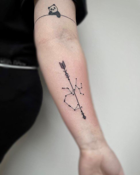 Sagittarius Womens Tattoo Ideas