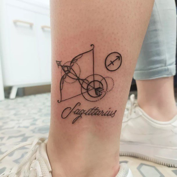 Sagittarius Womens Tattoos
