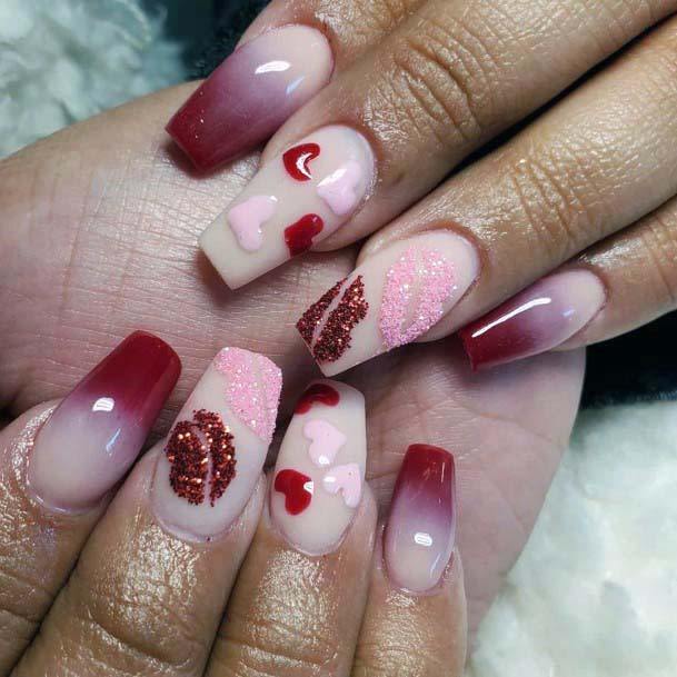 Top 50 Best Pink And Red Nail Ideas For Women - Lovely Designs
