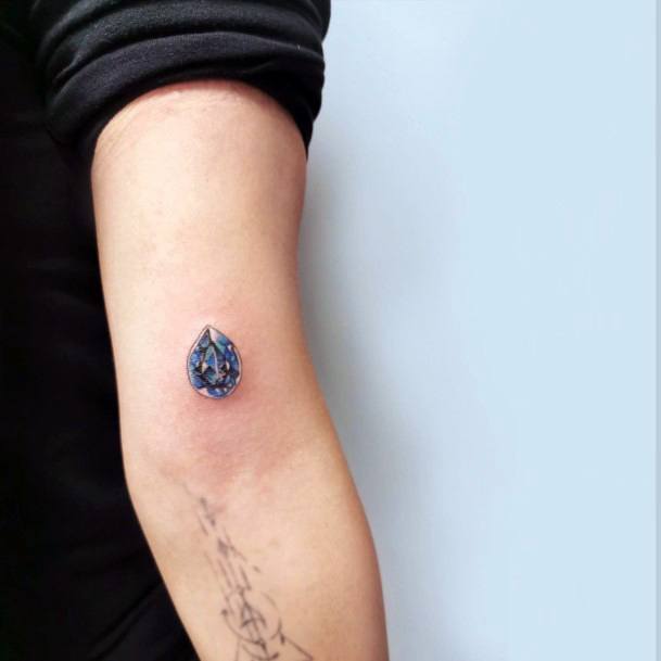 Sapphire Tattoo Design Inspiration For Women