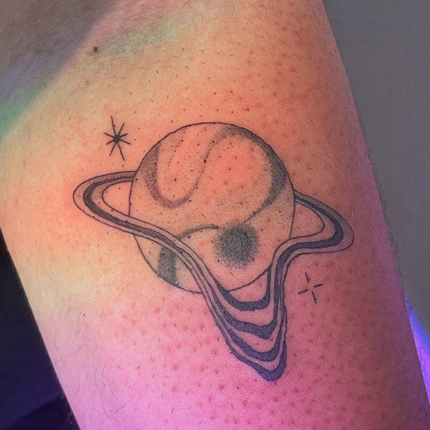 Saturn Female Tattoo Designs