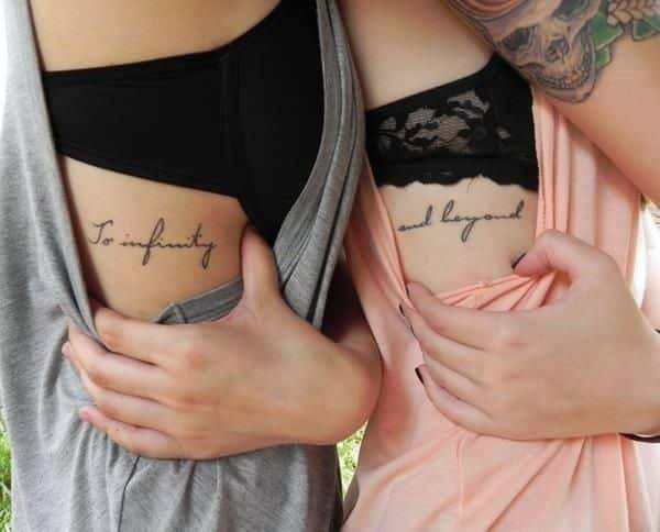 Sayings Sister Tattoo For Women