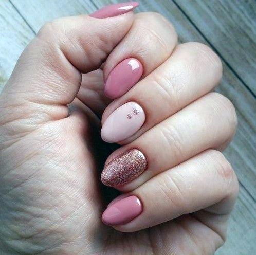 Scarlet Blush Pink Nails For Women