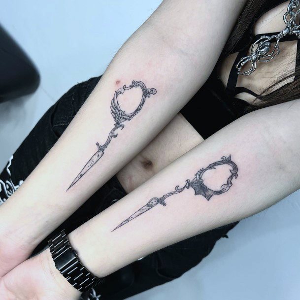 Scissors Tattoo For Ladies