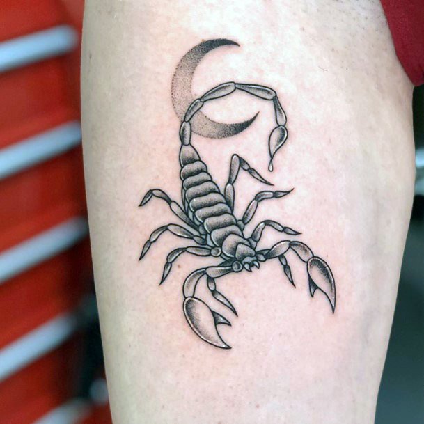 Scorpion Tattoo For Women Hands