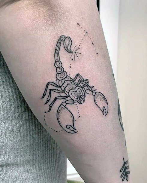 Scorpion Tattoo Womens Hands