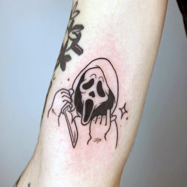 Scream Tattoo Design Ideas For Girls