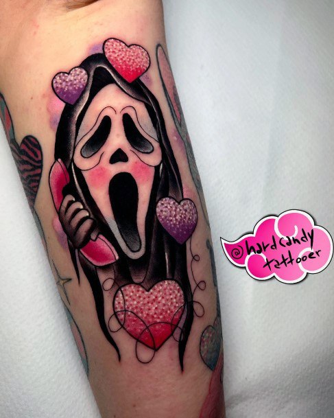 Scream Tattoo Feminine Designs