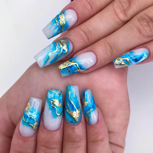 Sea Womens Nail Designs