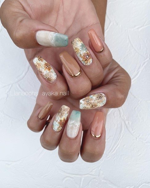 Sea Womens Nail Ideas