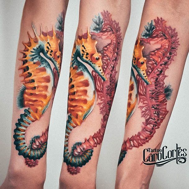 Seahorse Seahorse Tattoo Designs For Women