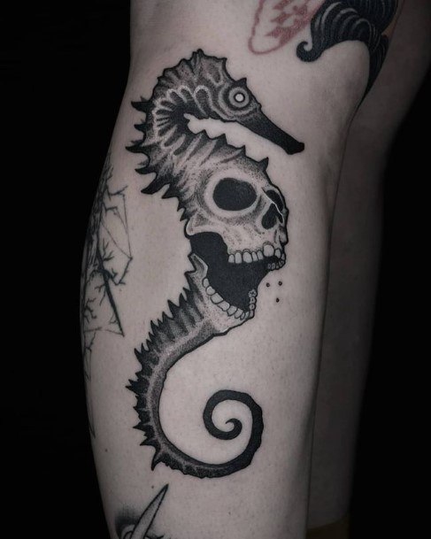 Seahorse Tattoos Feminine Ideas