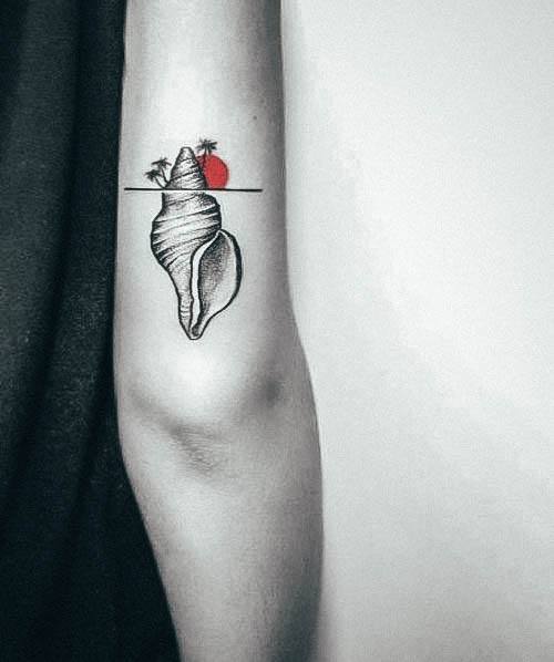 Seashell Womens Tattoos