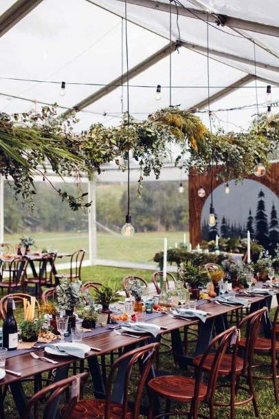 See Thru Wedding Tent Decorations