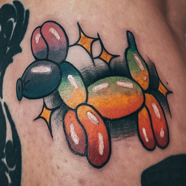 Sexy Ballon Animal Tattoo Designs For Women