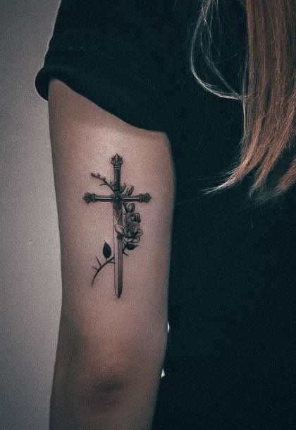 Sexy Christian Tattoo Designs For Women