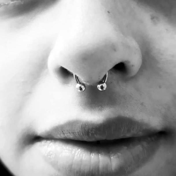 Sexy Cool Septum Nose Cute Body Piercing Design For Women