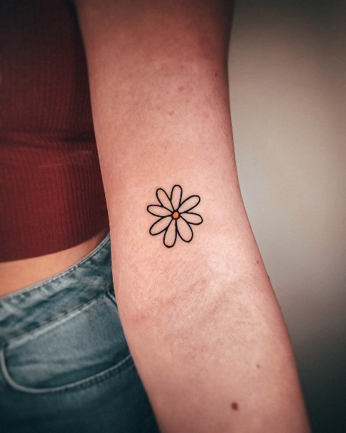 Sexy Daisy Tattoo Designs For Women