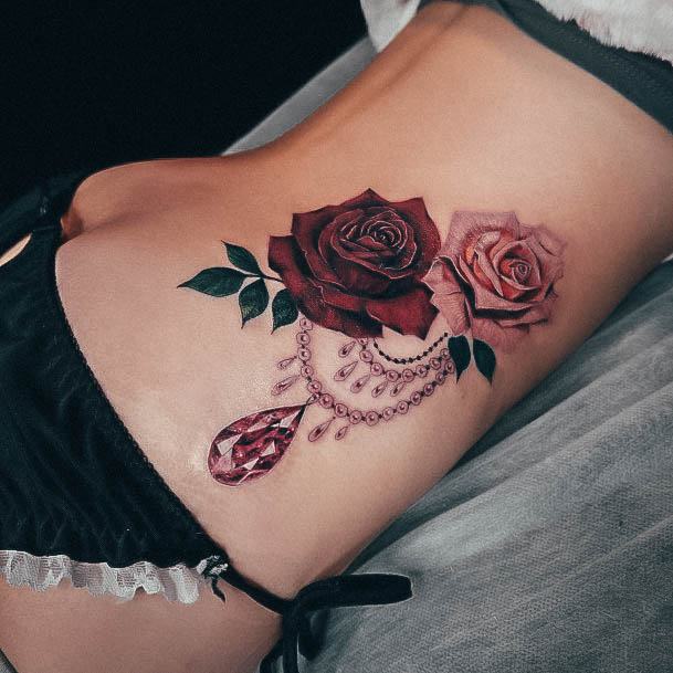 Sexy Diamond Tattoo Designs For Women