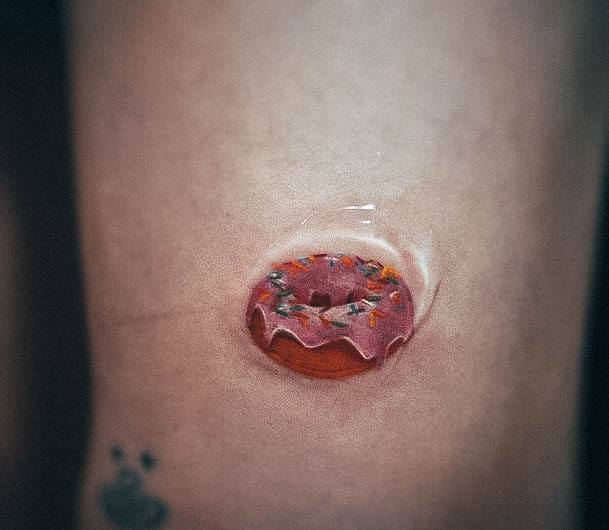 Sexy Donut Tattoo Designs For Women