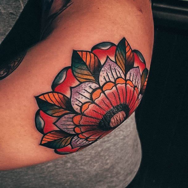 Sexy Elbow Tattoo Designs For Women