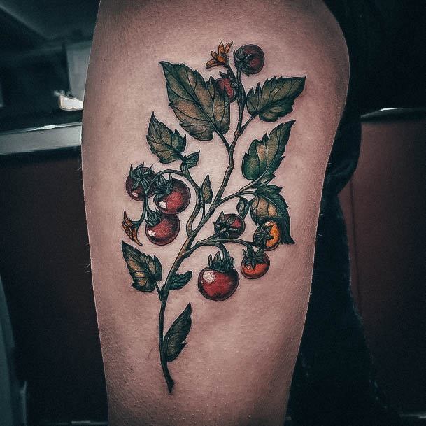 Sexy Food Tattoo Designs For Women