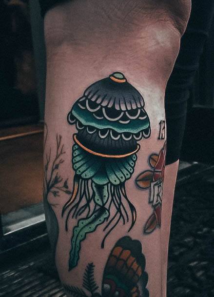 Sexy Jellyfish Tattoo Designs For Women