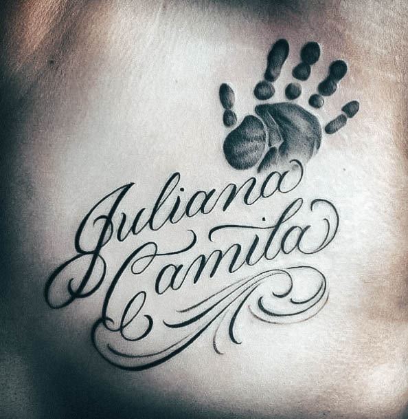 Sexy Kids Name Tattoo Designs For Women