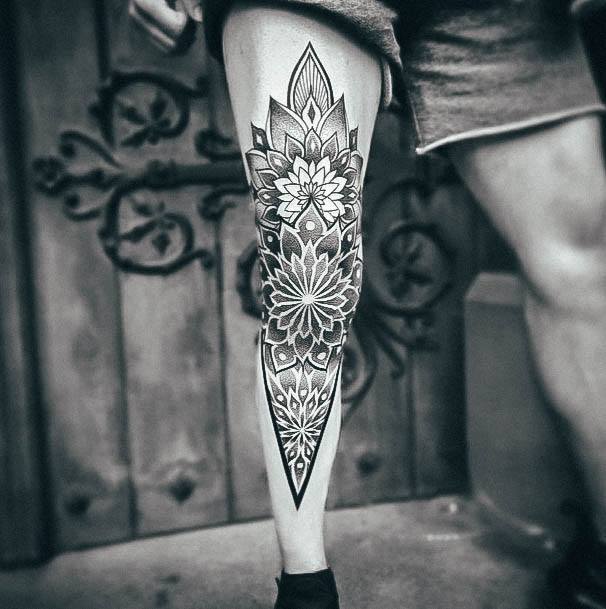 Sexy Knee Tattoo Designs For Women