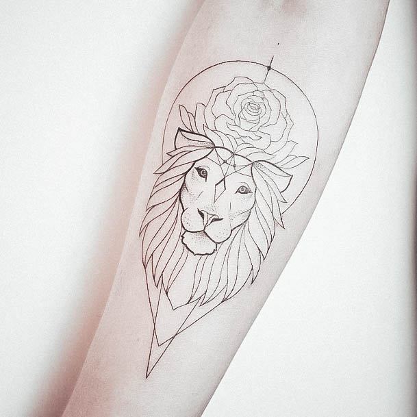 Sexy Leo Tattoo Designs For Women