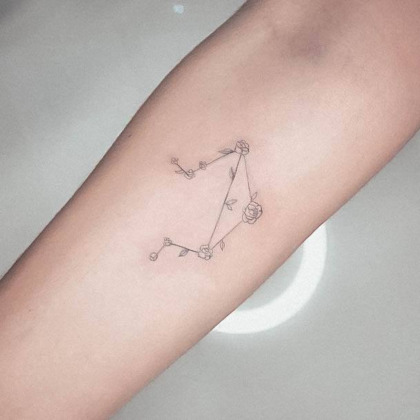 Sexy Libra Tattoo Designs For Women