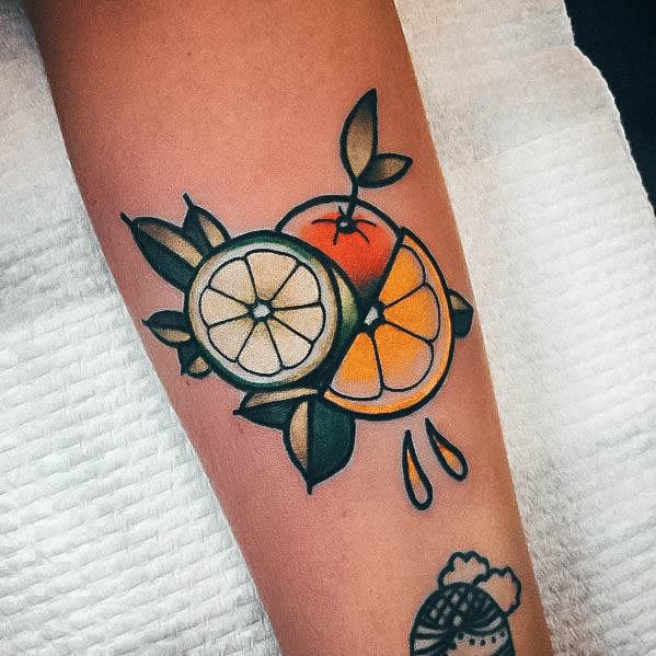 Sexy Lime Tattoo Designs For Women