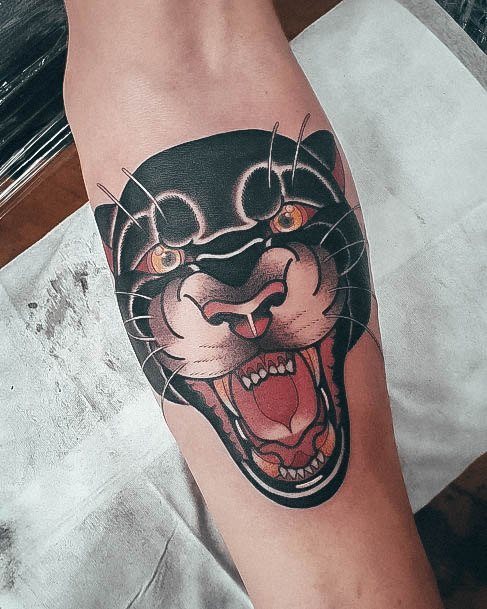 Sexy Panther Tattoo Designs For Women