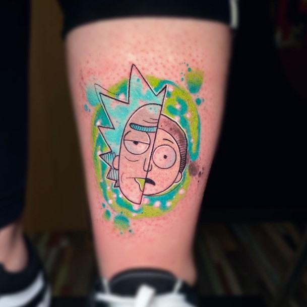 Sexy Rick And Morty Tattoo Designs For Women