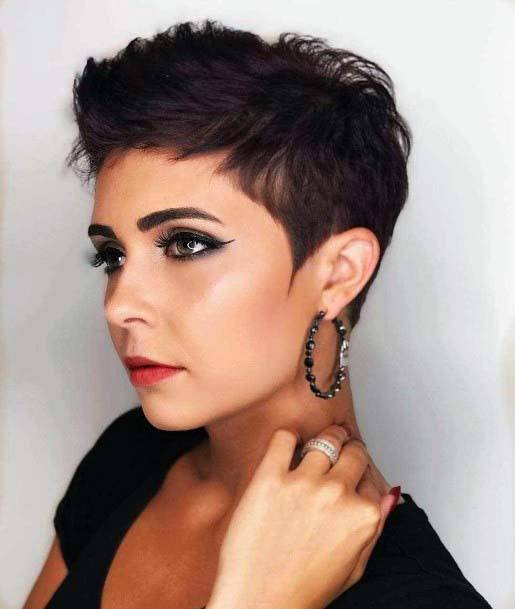Sexy Short Female Hairstyle Hassle Free Low Maintenance Styling