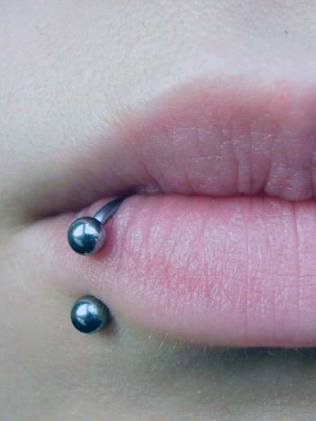 Sexy Side Labret Lip Piercing Flurtatious Ideas For Women