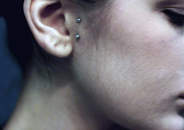 Sexy Surface Dermal Design By Ear Ideas For Beautiful Women