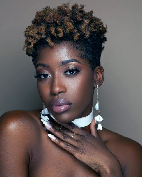 Sexy Tight Curls Short Hairstyles For Black Women