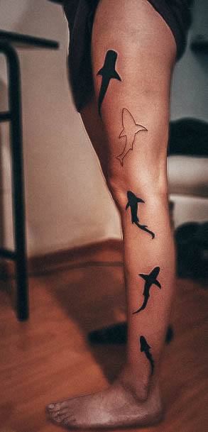 Shark Tattoo Designs For Girls