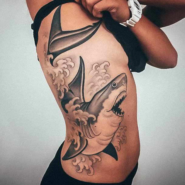 Shark Tattoo Ideas For Girls