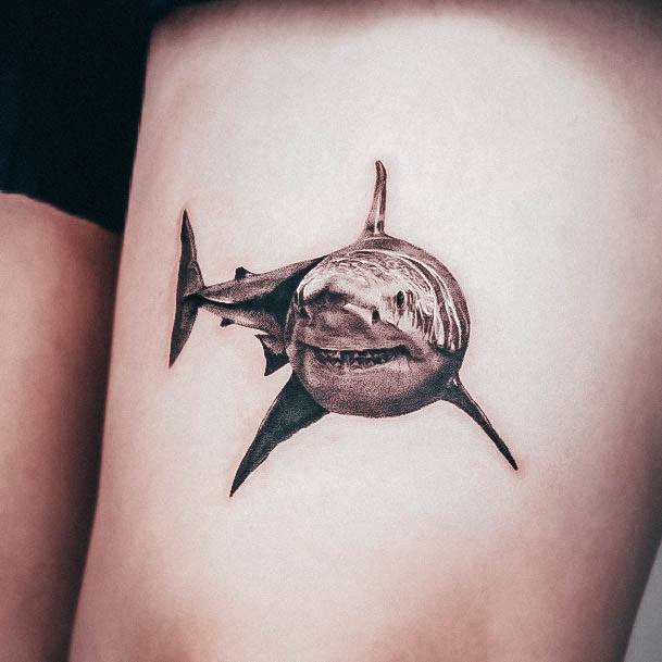 Shark Tattoos Feminine Ideas