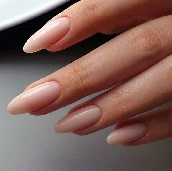 Sharp Nude Natural Nail Ideas For Women