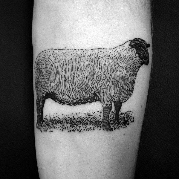 Sheep Tattoo Design Inspiration For Women