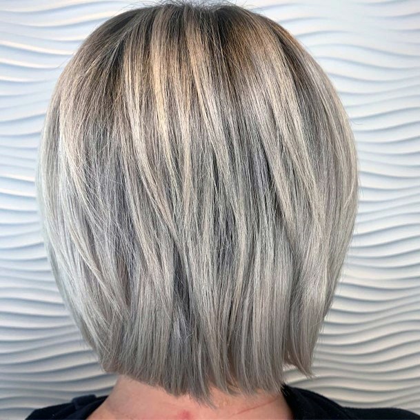 Shiny Healthy Short Layers Youthful Hairstyles Over 50