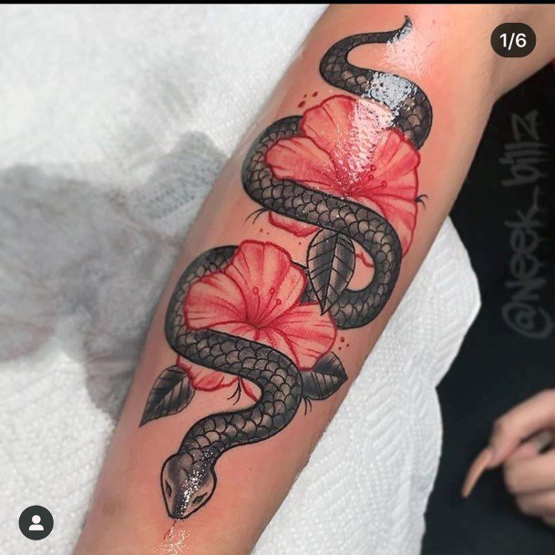 Top 150 Best Snake Tattoos For Women Cute Slithering Designs