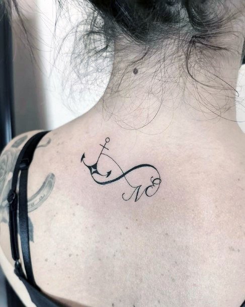 Ship Anchor Tattoo Infinity For Women