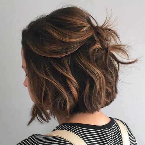 Short Brown Untamed Hairstyles Women