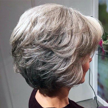 Short Haircuts For Women Over 50 Textured Bob