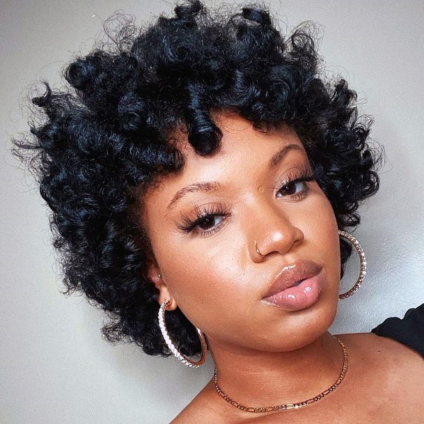 Short Natural Hairstyles For Black Women Perfect Ringlet Curls